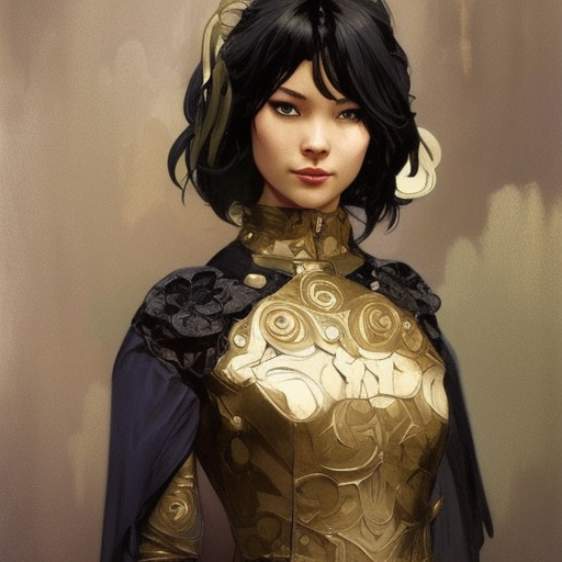 Cassandra cain in a wedding dress, riot entertainment, Realistic,Artgerm,Concept Art,Portrait, by Alphonse Mucha,by Greg Rutkowski